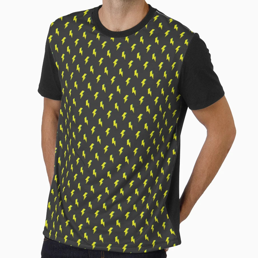 Lightning T-Shirt - Custom Art Print Men Women - T-Shirt, Sweatshirt, Hoodie