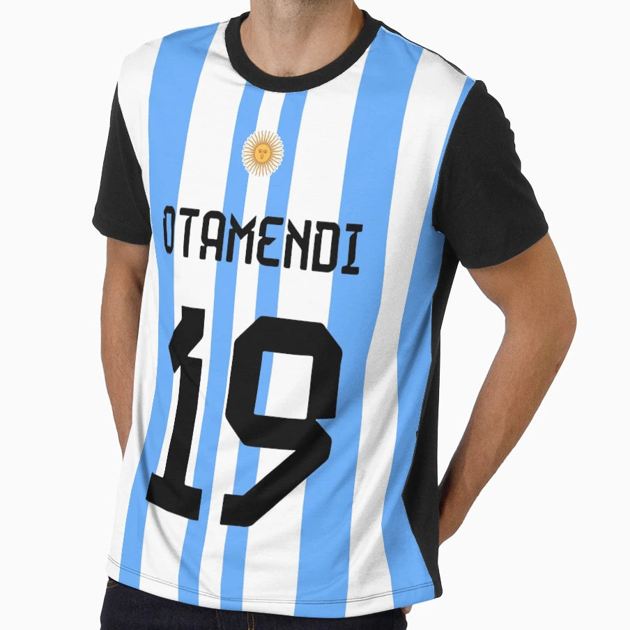 Nicolas Otamendi Argentina World Cup T-Shirt - Unique Graphic Unisex - T-Shirt, Sweatshirt, Hoodie