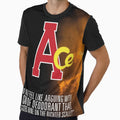 Ace Mcflame T-Shirt - Fun Novelty Design for Adults - T-Shirt, Sweatshirt, Hoodie