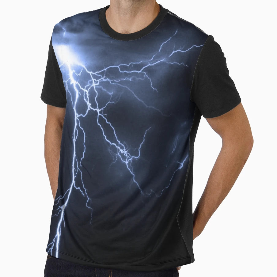 Thunder T-Shirt - Aesthetic Graphic for Adults - T-Shirt, Sweatshirt, Hoodie