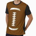 Football Cross Laces Stitches T-Shirt - Casual Everyday Wear for Adults - T-Shirt, Sweatshirt, Hoodie