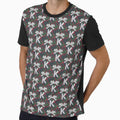 Glorious Red And Green Plaid Glittering Bow T-Shirt - Graphic Print Unisex - T-Shirt, Sweatshirt, Hoodie