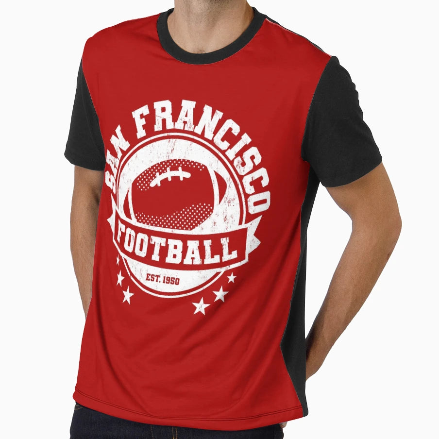 San Fran Football Team League Sports T-Shirt - Novelty Apparel Men Women - T-Shirt, Sweatshirt, Hoodie