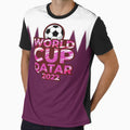 Qatar Cup 2022 T-Shirt - Custom Art Print Men Women - T-Shirt, Sweatshirt, Hoodie
