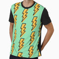Lightening Pattern T-Shirt - Minimalist Print for Adults - T-Shirt, Sweatshirt, Hoodie