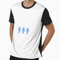 Blue Lightning T-Shirt - Custom Art Print for Adults - T-Shirt, Sweatshirt, Hoodie