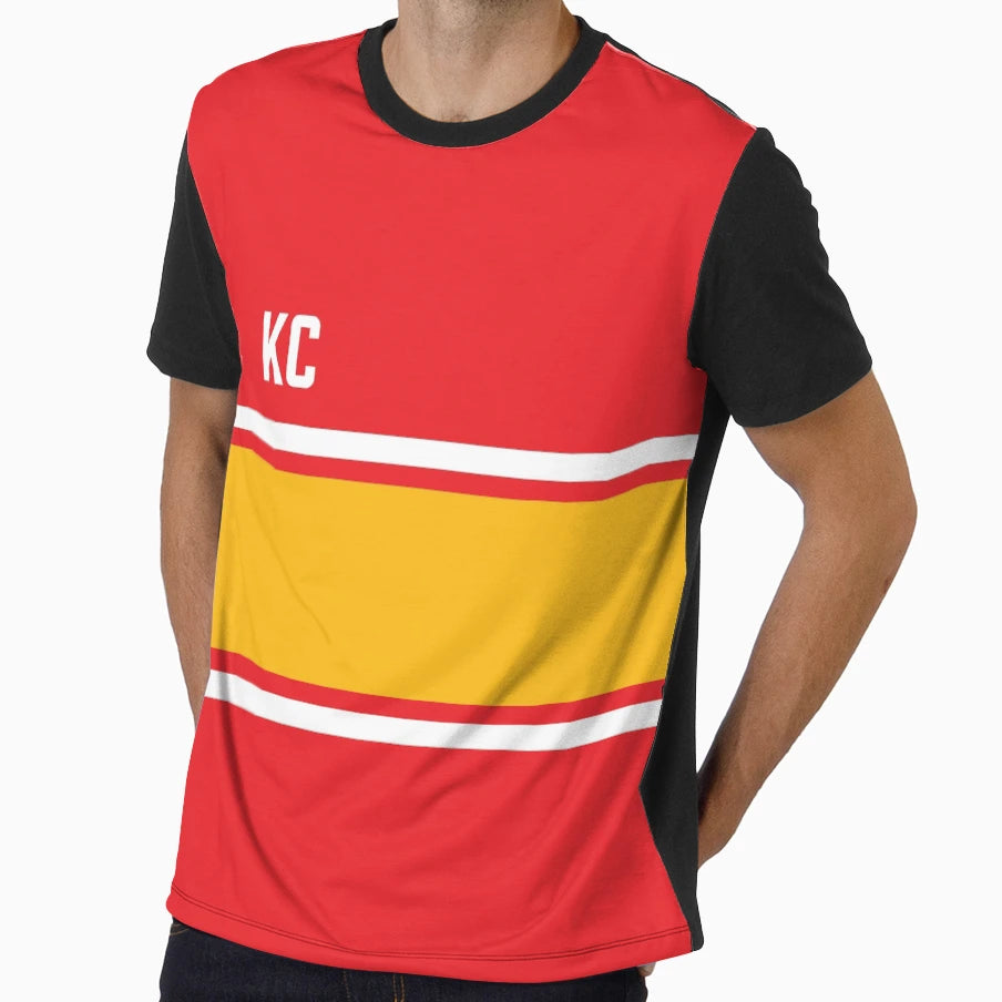 Kansas City Football T-Shirt - Aesthetic Graphic Unisex - T-Shirt, Sweatshirt, Hoodie