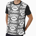 Sunday Funday Football Tailgate T-Shirt - Casual Everyday Wear for Adults - T-Shirt, Sweatshirt, Hoodie