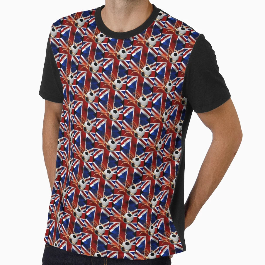 Great Britain Soccer Ball T-Shirt - Unique Graphic Unisex - T-Shirt, Sweatshirt, Hoodie