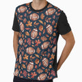 Fall Football Autumn Leaves T-Shirt - Casual Everyday Wear Unisex - T-Shirt, Sweatshirt, Hoodie