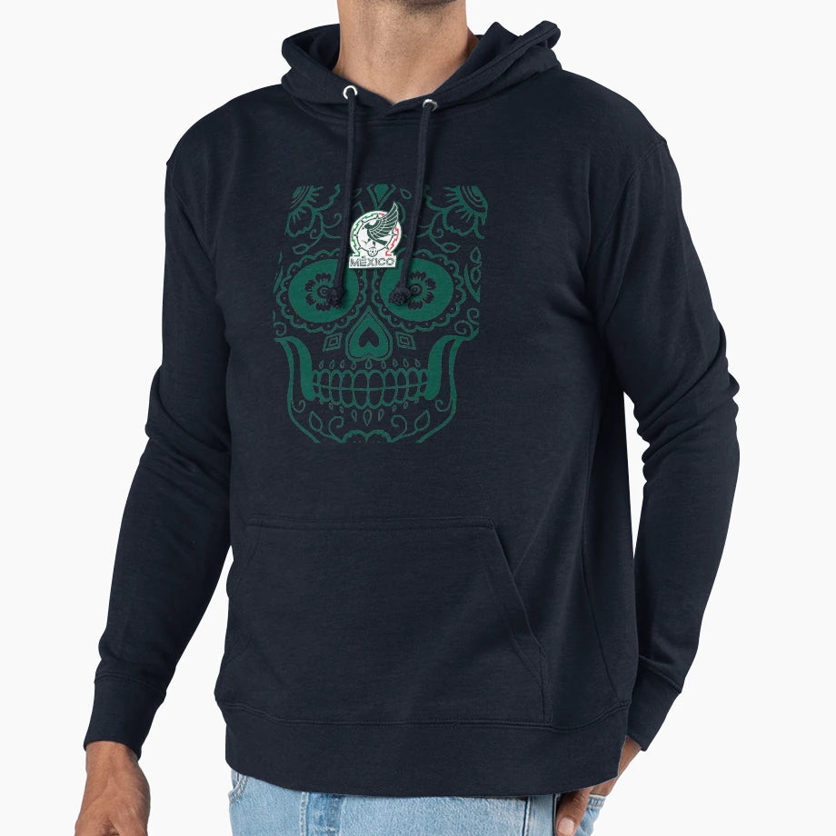Mexico Soccer Team Catrina Soccer World Hoodie - Custom Art Print Unisex - T-Shirt, Sweatshirt, Hoodie