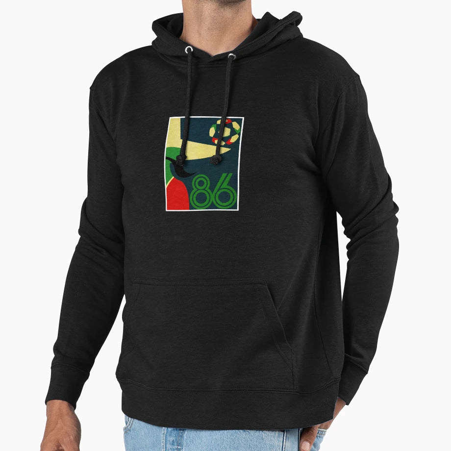 World Cup Mexico 1986 Hoodie - Minimalist Print Unisex - T-Shirt, Sweatshirt, Hoodie
