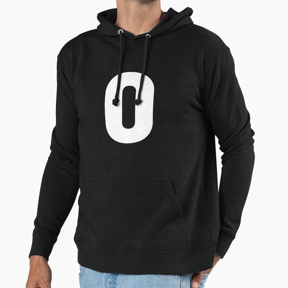 Number 0 Hoodie - Novelty Apparel Unisex - T-Shirt, Sweatshirt, Hoodie