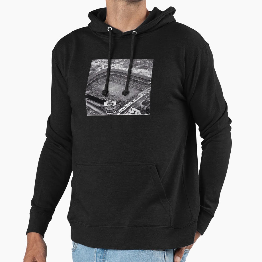 Chicago Football Stadium Wrigley Field Hoodie - Novelty Apparel for Adults - T-Shirt, Sweatshirt, Hoodie