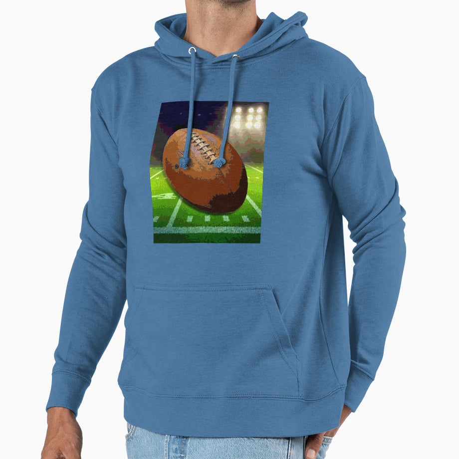 Football Hoodie - Unique Graphic for Adults - T-Shirt, Sweatshirt, Hoodie