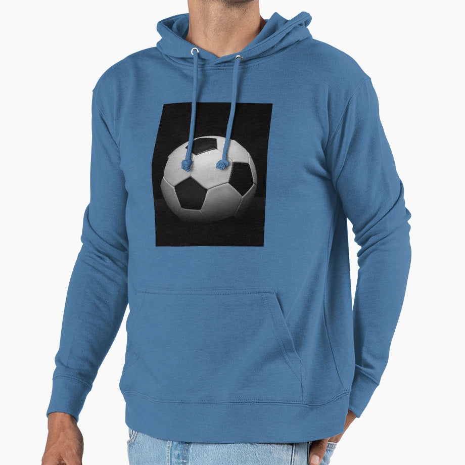 Soccer Ball Hoodie - Novelty Apparel Men Women - T-Shirt, Sweatshirt, Hoodie