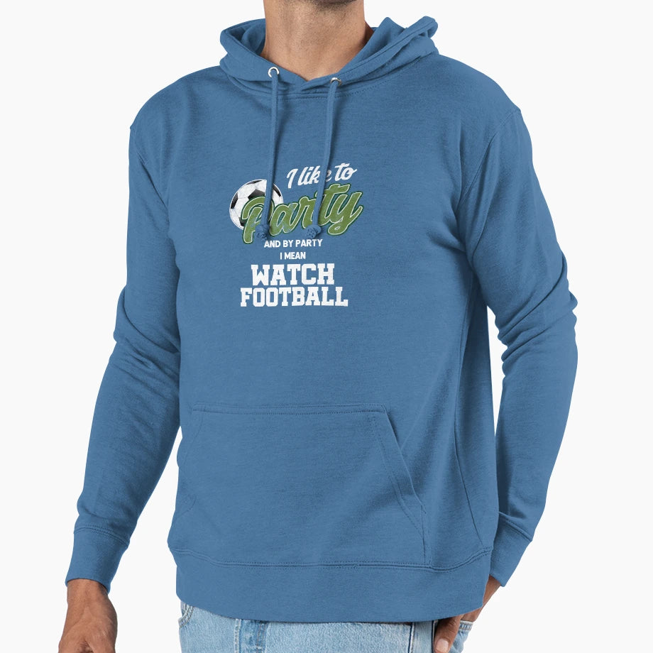 Watch Football Hoodie - Aesthetic Graphic Men Women - T-Shirt, Sweatshirt, Hoodie