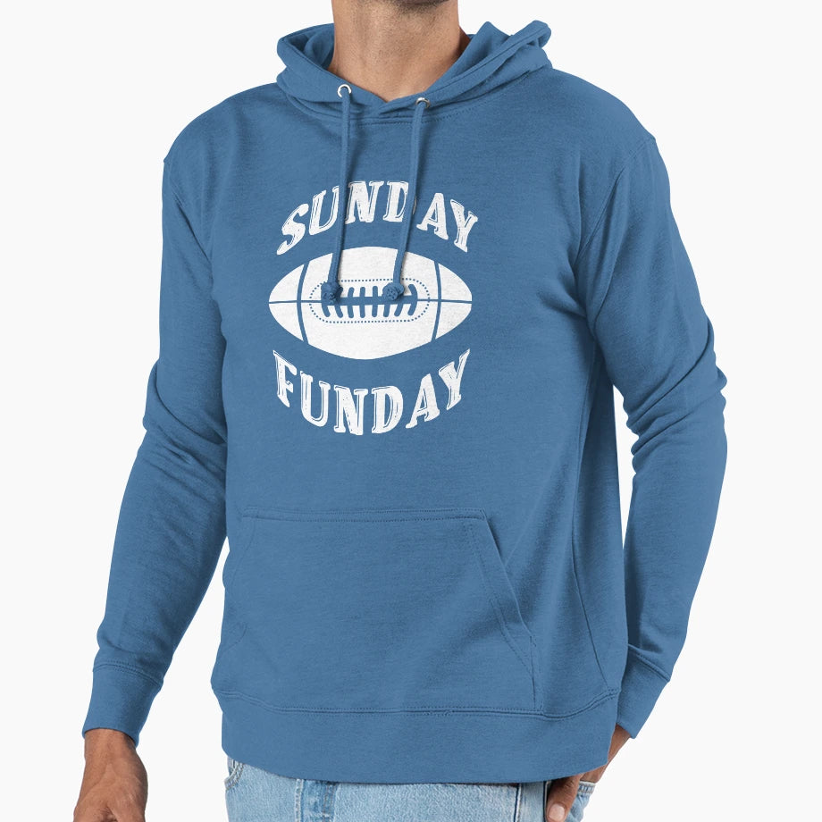 Sunday Funday Hoodie - Fun Novelty Design Unisex - T-Shirt, Sweatshirt, Hoodie
