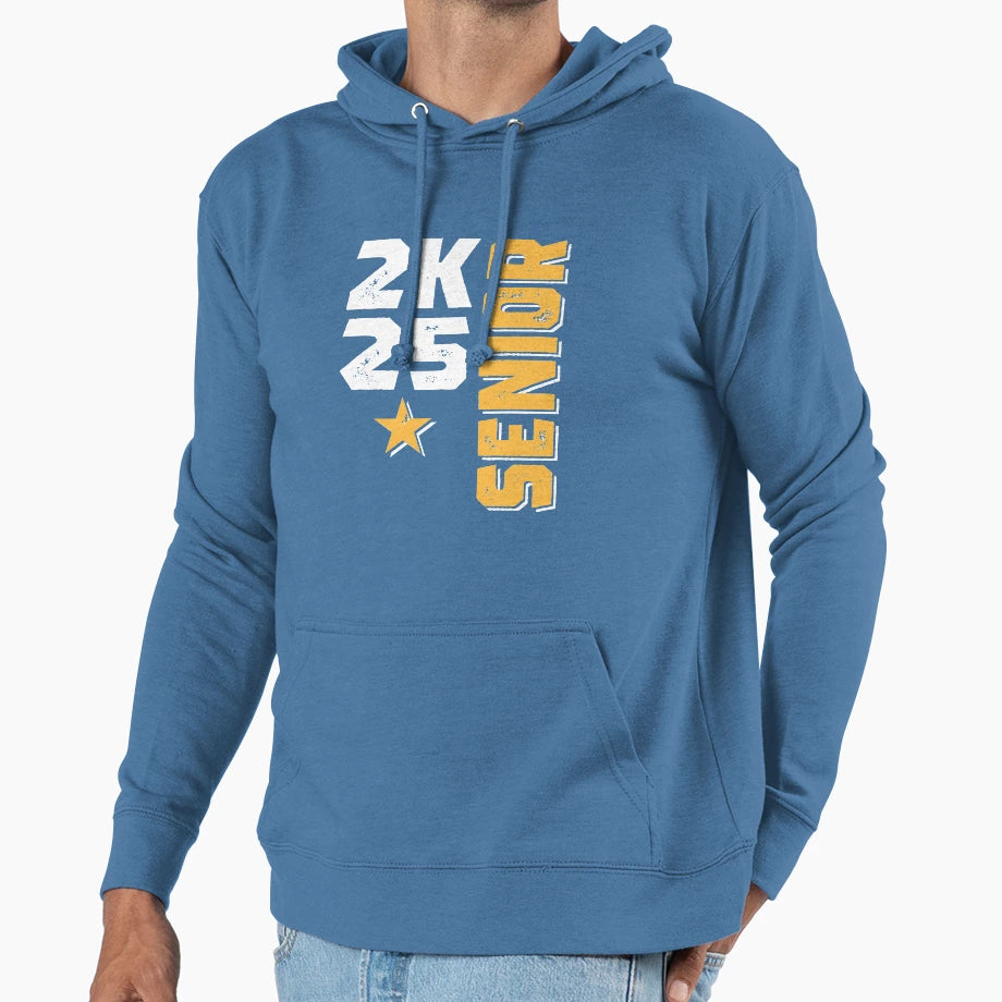 2025 Senior Hoodie - Minimalist Print Unisex - T-Shirt, Sweatshirt, Hoodie