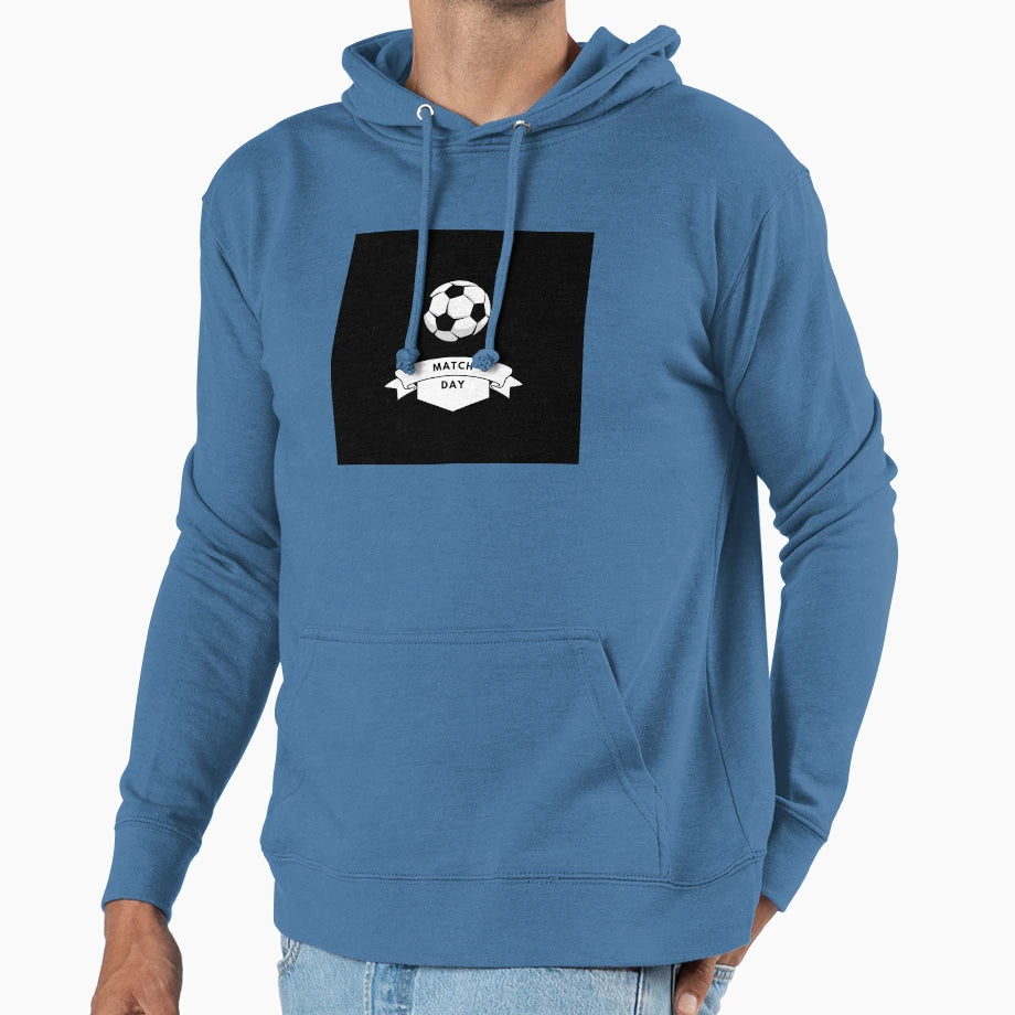 Soccer Hoodie - Fun Novelty Design for Adults - T-Shirt, Sweatshirt, Hoodie