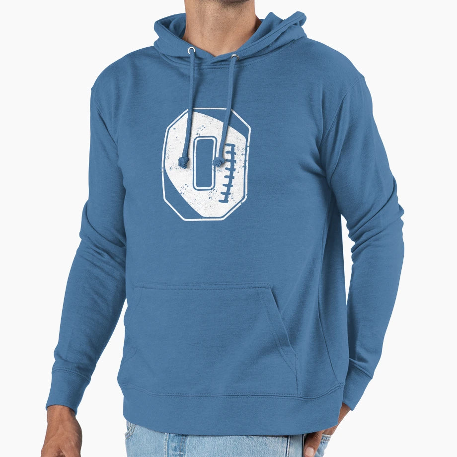 Football 0 Hoodie - Unique Graphic for Adults - T-Shirt, Sweatshirt, Hoodie