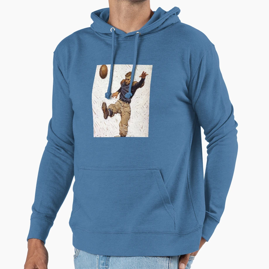 Old School Rugby Hoodie - Aesthetic Graphic Unisex - T-Shirt, Sweatshirt, Hoodie