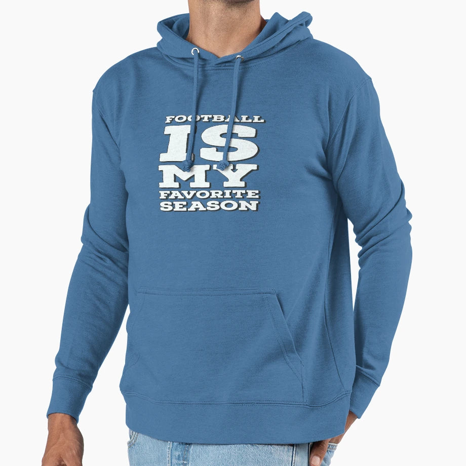 Football Season Hoodie - Unique Graphic Unisex - T-Shirt, Sweatshirt, Hoodie