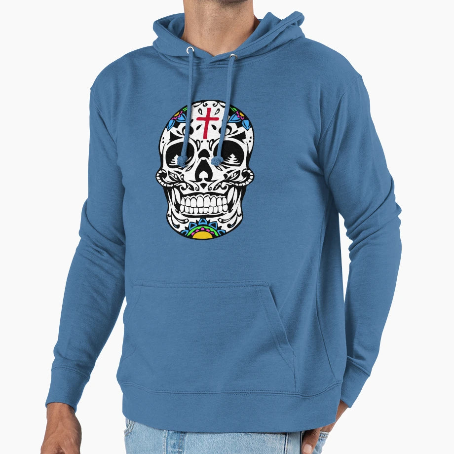 Santa Muerte Hoodie - Fun Novelty Design for Adults - T-Shirt, Sweatshirt, Hoodie