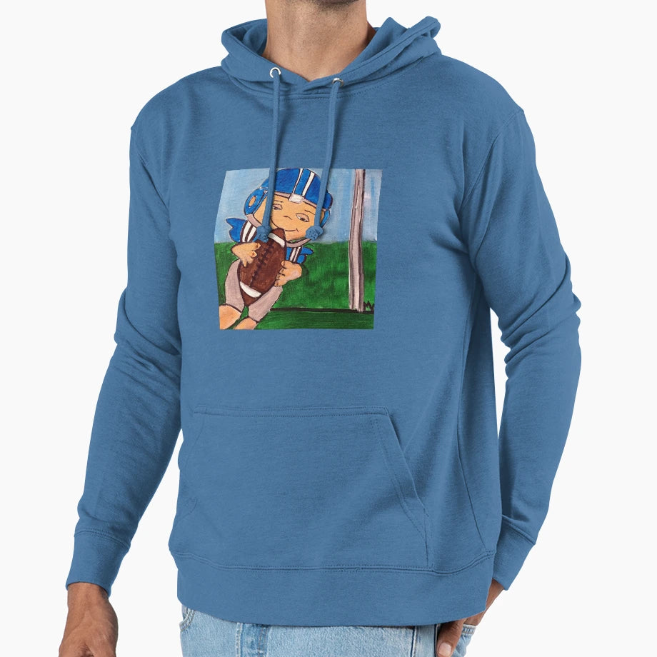 Football Felix Hoodie - Graphic Print Unisex - T-Shirt, Sweatshirt, Hoodie