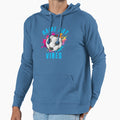 Colorful Paint Splatter Soccer Hoodie - Casual Everyday Wear Men Women - T-Shirt, Sweatshirt, Hoodie