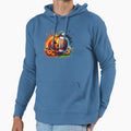 Pumpkin Football Halloween Fall Sports Hoodie - Graphic Print Men Women - T-Shirt, Sweatshirt, Hoodie