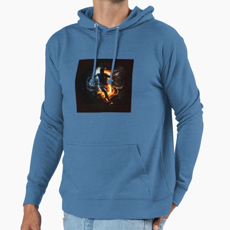 Soccer Player Sticers Hoodie - Unique Graphic Men Women - T-Shirt, Sweatshirt, Hoodie