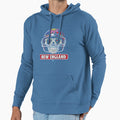 American Football New England Skull Hoodie - Novelty Apparel Men Women - T-Shirt, Sweatshirt, Hoodie