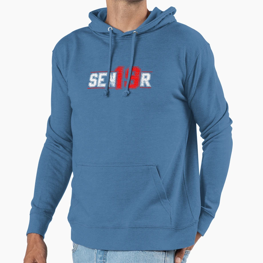 2019 Senior Hoodie - Minimalist Print for Adults - T-Shirt, Sweatshirt, Hoodie