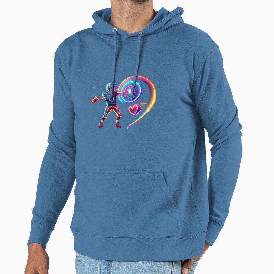 Qb Magic Neon Lights Quirky Tools Hoodie - Aesthetic Graphic for Adults - T-Shirt, Sweatshirt, Hoodie