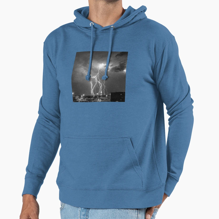 Montreal Lightning Hoodie - Unique Graphic for Adults - T-Shirt, Sweatshirt, Hoodie
