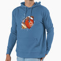 Heart Champion Football Hoodie - Trendy Graphic Men Women - T-Shirt, Sweatshirt, Hoodie