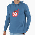 Football Red Crown 2 Ball Football Hoodie - Aesthetic Graphic Men Women - T-Shirt, Sweatshirt, Hoodie