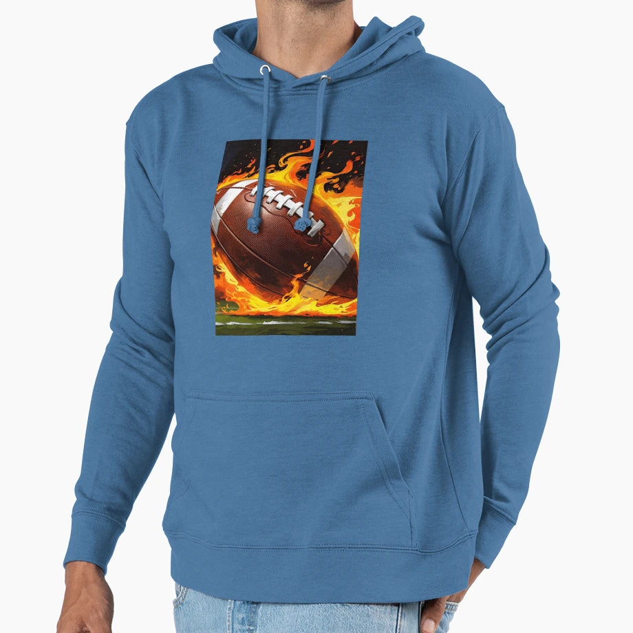 Football Fan Match Soccer Rugby Hoodie - Minimalist Print Men Women - T-Shirt, Sweatshirt, Hoodie