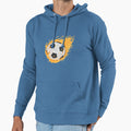 Fiery Football Hoodie - Streetwear Style Unisex - T-Shirt, Sweatshirt, Hoodie