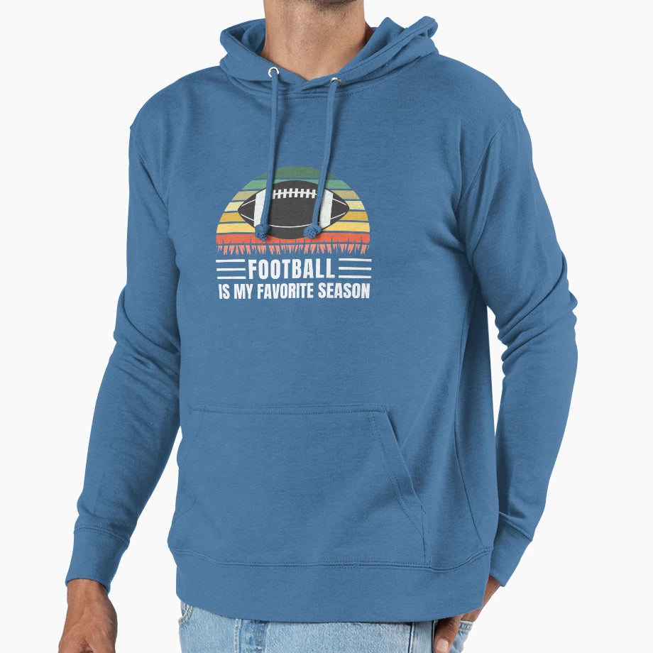 Football Party Outfit Football Hoodie - Fun Novelty Design for Adults - T-Shirt, Sweatshirt, Hoodie