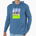 American Football Players Running Hoodie - Novelty Apparel Men Women - T-Shirt, Sweatshirt, Hoodie