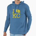 I Love Kansas City Football Hoodie - Fun Novelty Design Men Women - T-Shirt, Sweatshirt, Hoodie