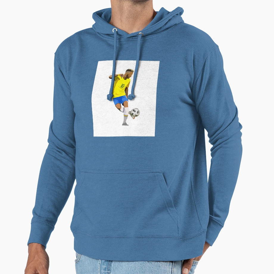 Neymar Jr Brazil Hoodie - Novelty Apparel Unisex - T-Shirt, Sweatshirt, Hoodie