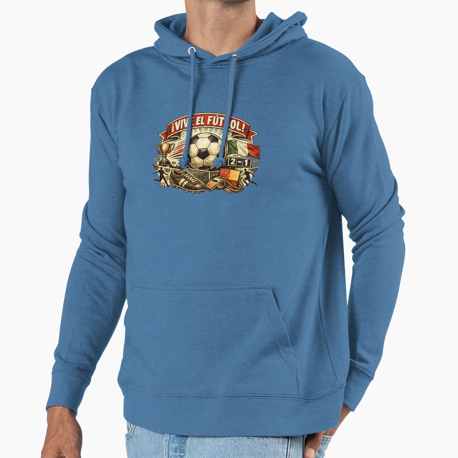 Long Live Football Hoodie - Trendy Graphic Men Women - T-Shirt, Sweatshirt, Hoodie
