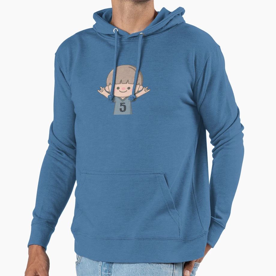 Little Pastel Showing Finger Signs I Hoodie - Aesthetic Graphic Men Women - T-Shirt, Sweatshirt, Hoodie