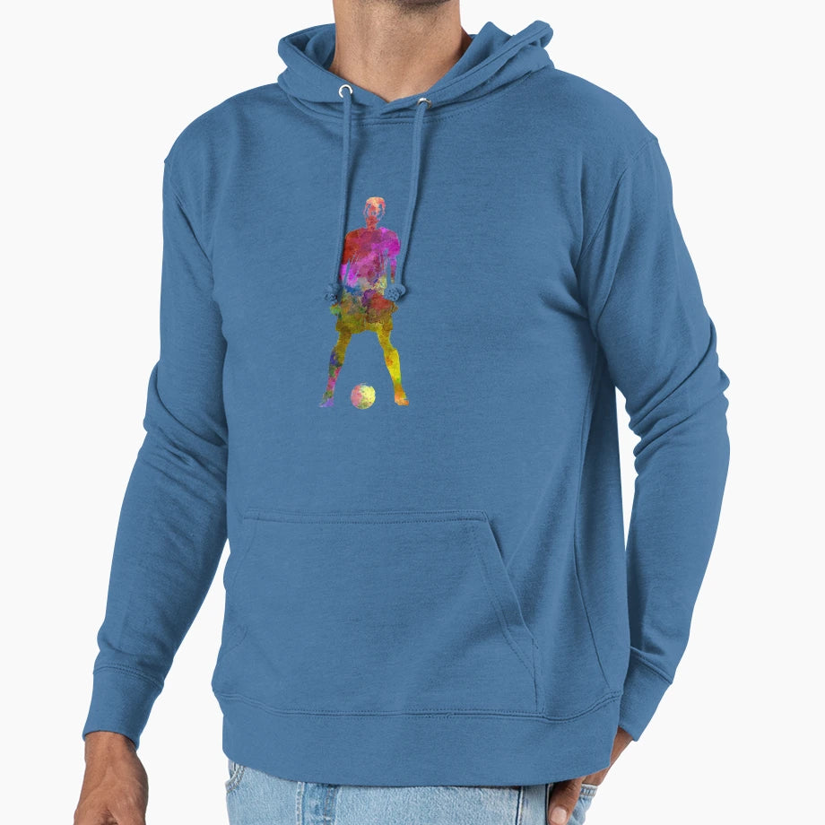 Soccer Football Player 11 Hoodie - Casual Everyday Wear for Adults - T-Shirt, Sweatshirt, Hoodie