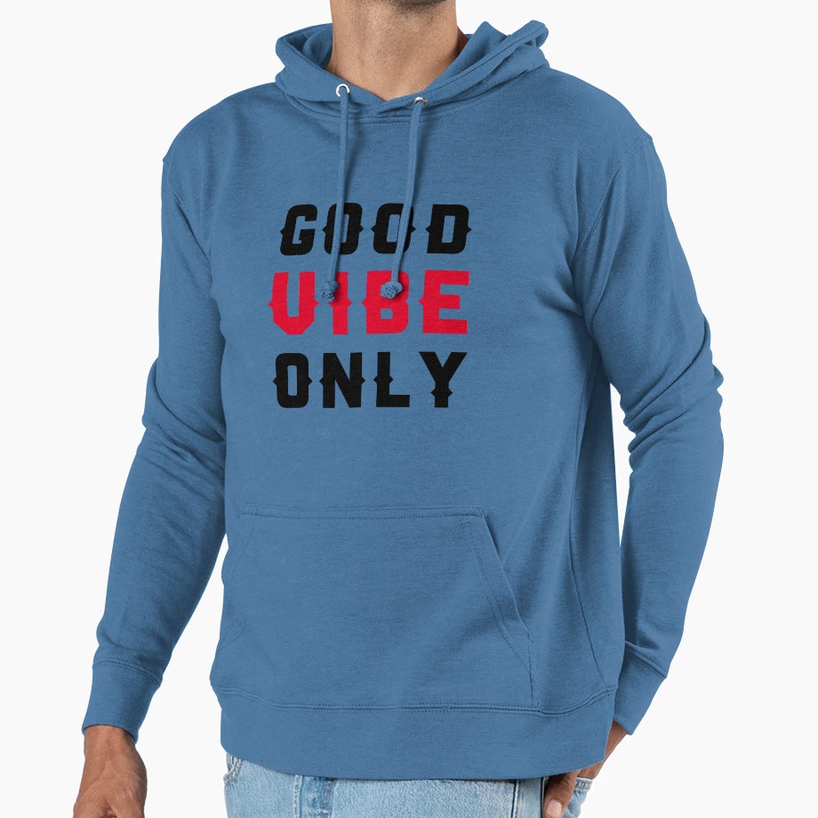 Positive Vibes Only Hoodie - Novelty Apparel Men Women - T-Shirt, Sweatshirt, Hoodie