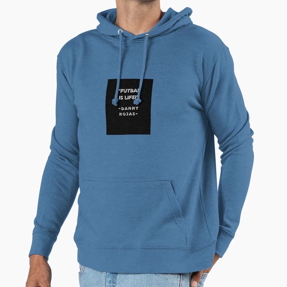Futbal Is Life Hoodie - Trendy Graphic Unisex - T-Shirt, Sweatshirt, Hoodie