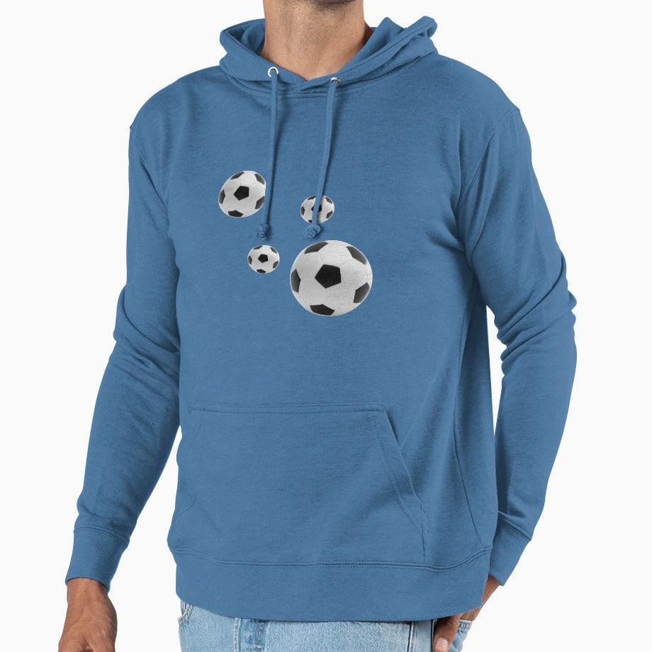 Soccer Balls Hoodie - Unique Graphic for Adults - T-Shirt, Sweatshirt, Hoodie